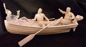 Invisible Man with Rowboat, Chick and Wilbur Aurora Monster Scenes Scale Resin Model Kit