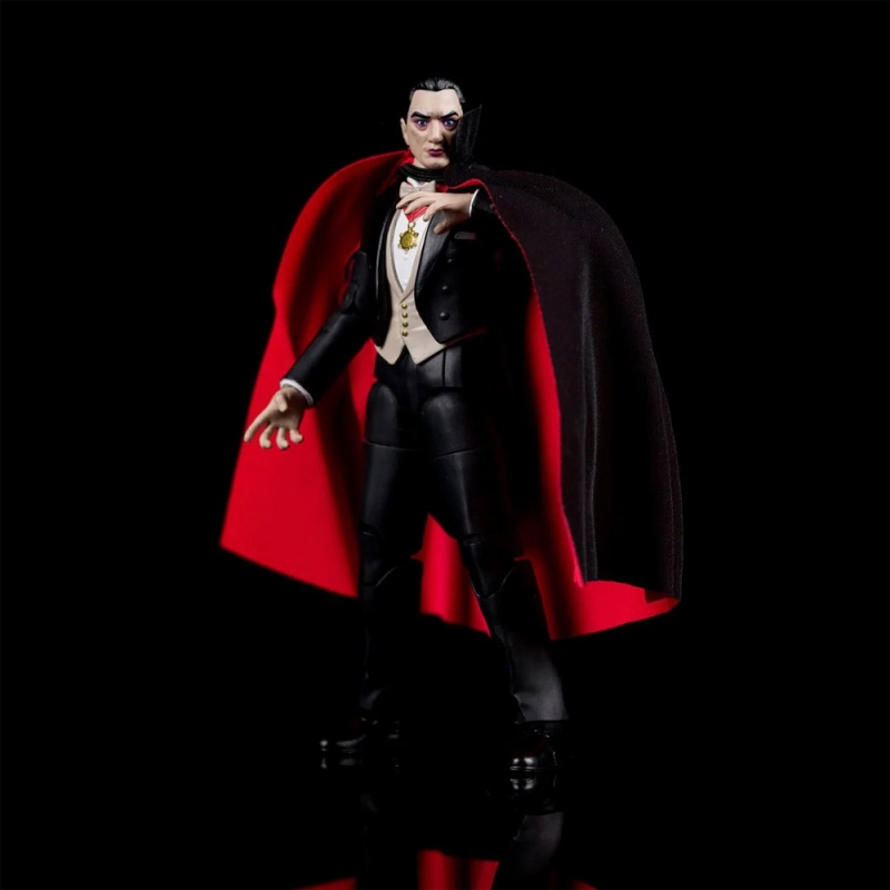 Dracula 6-Inch Scale Action Figure Universal Monsters Bela Lugosi - Click Image to Close