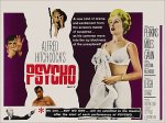 Psycho 1960 British Quad Reproduction Poster Alfred Hitchcock