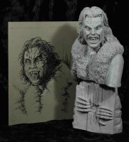 Howling T.C. Quist 1/4 Bust Model Kit