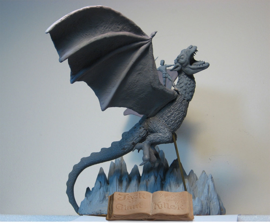 Jack The Giant Killer Dragon Resin Model Kit - Click Image to Close