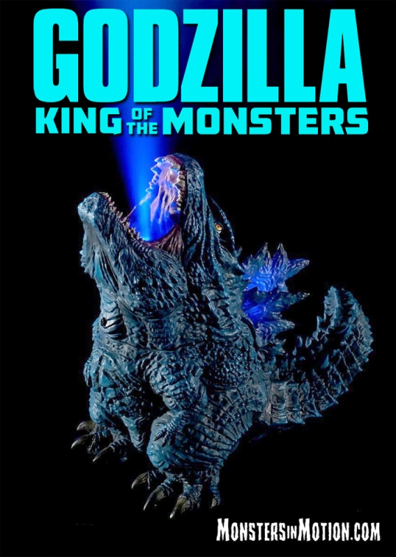 Godzilla 2019 King of the Monsters Defo-Real SFX Figure by X-Plus with Special Effects - Click Image to Close