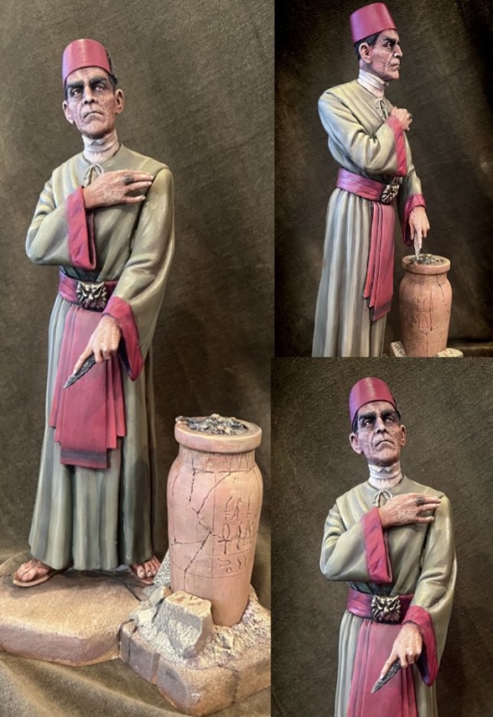 Imhotep Boris Karloff 1/6 Model Kit Jeff Yagher - Click Image to Close