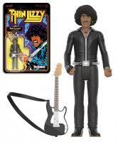 Thin Lizzy Phil Lynott 3.75 Inch Retro Action Figure ReAction (BLACK LEATHER)