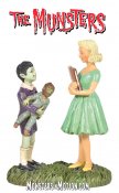 Munsters Village Eddie, Marilyn and Wolfie Munster Statue by Hot Properties