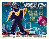 Forbidden Planet 1956 Style "B" Half Sheet Poster Reproduction