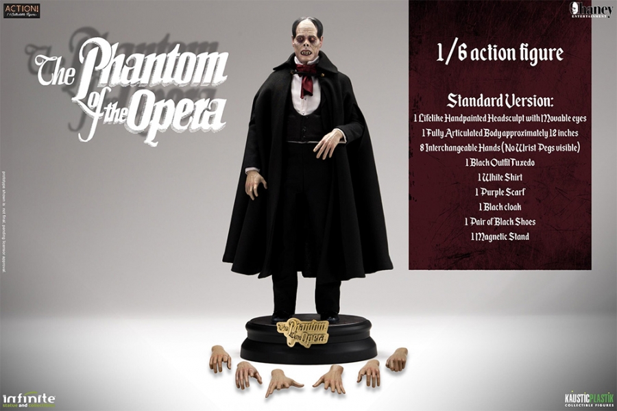 Phantom of the Opera 1925 (Regular Version) Lon Chaney 1/6 Scale Figure - Click Image to Close
