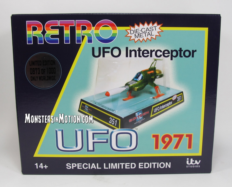UFO TV Series Interceptor Retro Dinky Diecast Replica Gerry Anderson - Click Image to Close