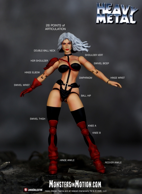 Heavy Metal The Movie Taarna and Avis 6 Inch Figure - Click Image to Close