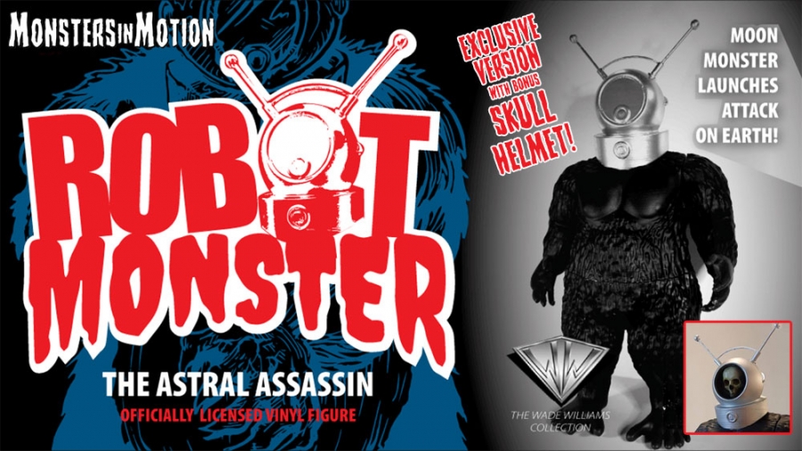 Robot Monster 1953 13" Vinyl Figure With Exclusive Alternate Skull Helmet - Click Image to Close