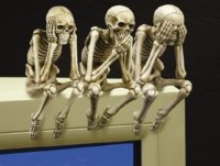 See, Speak and Hear No Evil Shelf Sitters