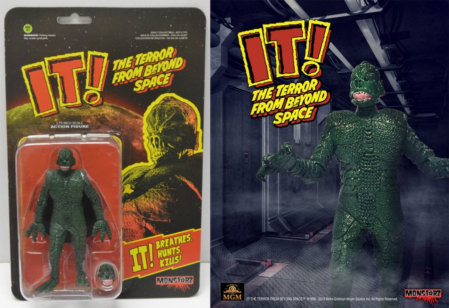 IT! The Terror From Beyond Space Alien Green 3.75" Scale Retro Action Figure by Monstarz - Click Image to Close