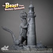 Beast from 20,000 Fathoms Rhedosaurus with Lighthouse 1/72 Scale Model Kit by X-Plus Japan Re-Issue