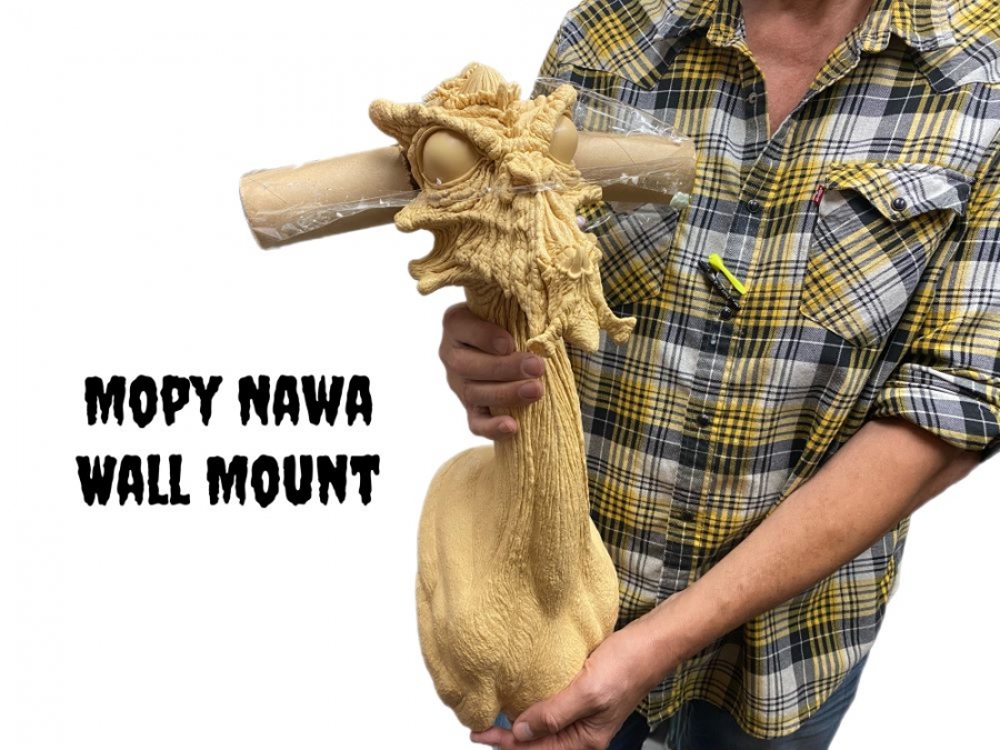 Mopy Nawa Trophy Head Wall Mount Model Kit Head Hunters Studio - Click Image to Close