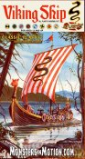 Viking Ship with Oarsmen and Crew 1/60 Scale Aurora Model Kit Re-Issue by Atlantis