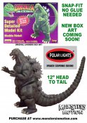 Godzilla 1/250 Scale Model Kit Aurora Re-Issue by Polar Lights