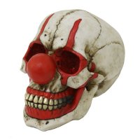 Clown Skull Statue