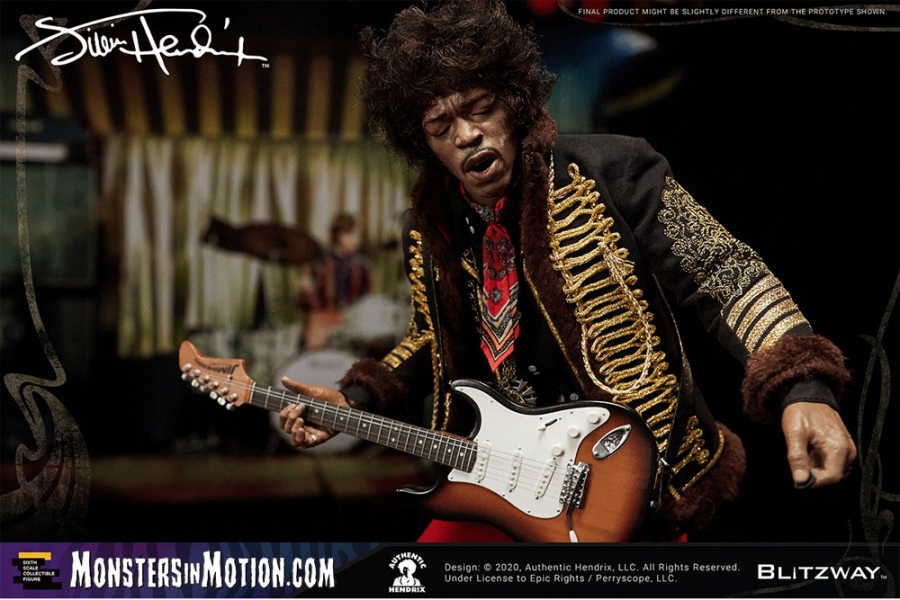 Jimi Hendrix 1/6 Scale Premium Figure by Blitzway - Click Image to Close