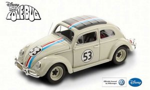 Herbie the Love Bug 1962 Volkswagen Bug Hot Wheels Elite 1:18 Scale Die-Cast Vehicle