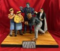 A.C. Meet Frank Aurora Monster Scenes Scale Production Photo 5 Figure Model Kit
