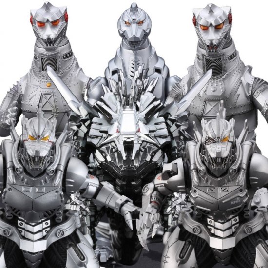 Mechagodzilla Hyper Modeling Trading Figures Box of 6