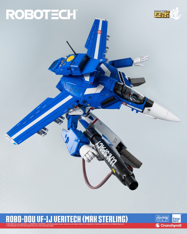 Macross Robotech VF-1J Veritech (Max Sterling) Robo-Dou Transforming Figure by ThreeZero - Click Image to Close