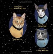 Star Trek Cats Hardcover Book by Jenny Parks