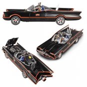 Batman Classic 1966 TV Series Batmobile 1:18 Scale Hot Wheels Heritage Die-Cast Vehicle with Figures