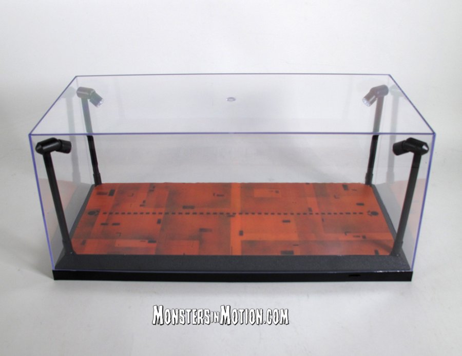 Space: 1999 Cyrstal Clear Black Display Case with L.E.D. Lights for Diecast Eagles - Click Image to Close