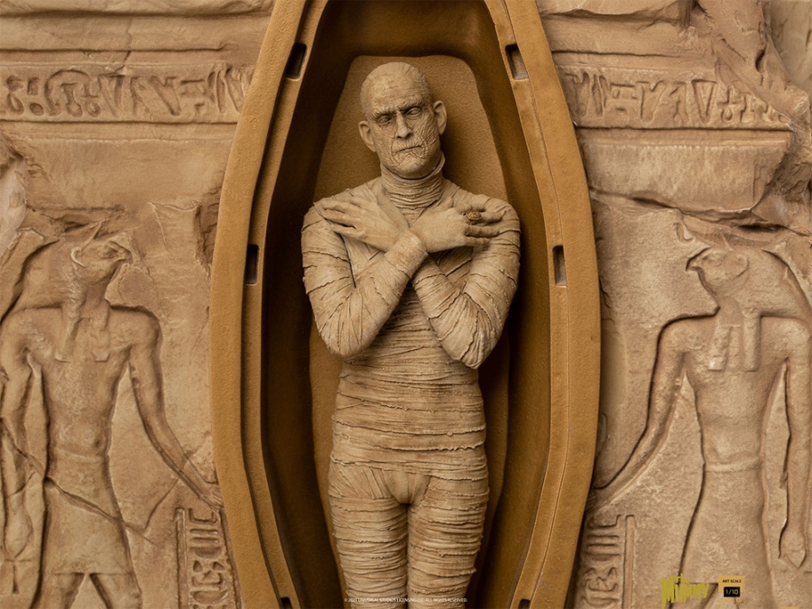 Mummy, The Boris Karloff Deluxe Statue Universal Monsters - Click Image to Close