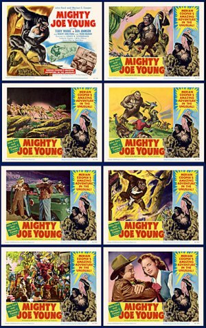 Mighty Joe Young 1949 Lobby Card Set (11 X 14)