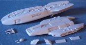 Battlestar Galactica 2003 Cygnus MK II Heavy Escort Ship 1:3700 Scale Resin Model Kit
