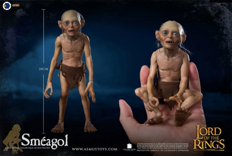 Lord of the Rings Gollum and Smeagol 1:4 Scale Figures