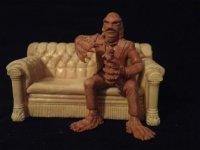 Munsters Aurora Living Room Scale Uncle Gilbert Creature from the Black Lagoon Model Kit