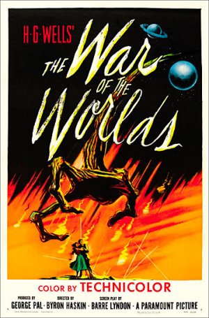 War Of The Worlds 1953 One Sheet Poster Reproduction