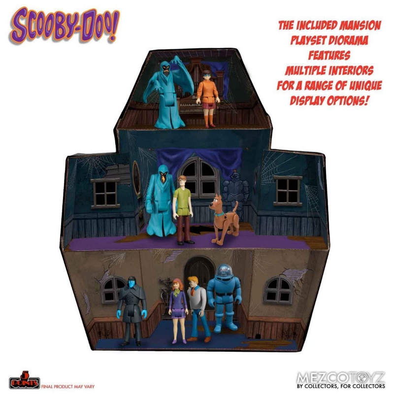 Scooby-Doo Friends and Foes Deluxe 5 Points Boxed Set from Mezco - Click Image to Close