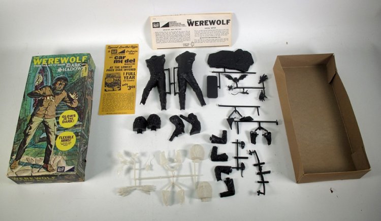 Dark Shadows Barnabas Vampire and Werewolf Original Vintage
