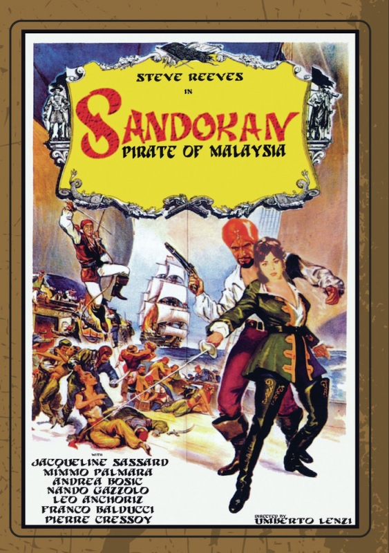 Sandokan, Pirate of Malaysia 1964 - DVD Steve Reeves - Click Image to Close