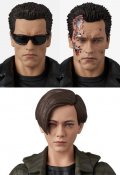 Terminator 2: Judgement Day T-800 and John Connor MAFEX Figures