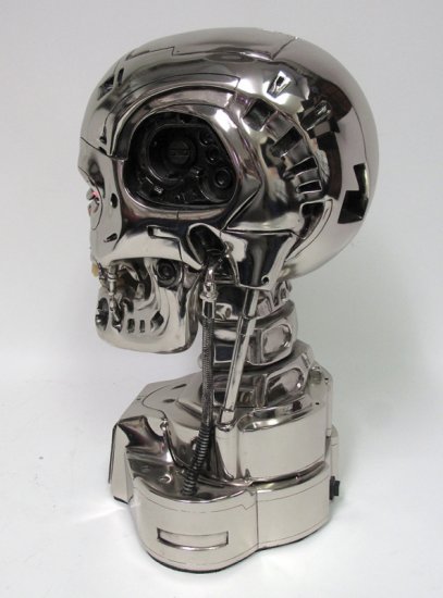 Terminator 2 Judgement Day Endoskeleton Endoskull Head T-800