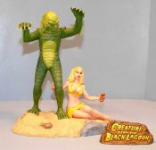 Creature From The Black Lagoon Aurora or Monogram Creature with Girl Conversion Model Kit