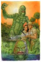 Return to the Black Lagoon Art Print Doug P'Gosh Creature