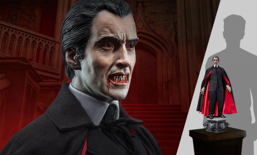 Dracula Christopher Lee 1/4 Scale Premium Format Figure Hammer Films BOX NOT MINT - Click Image to Close