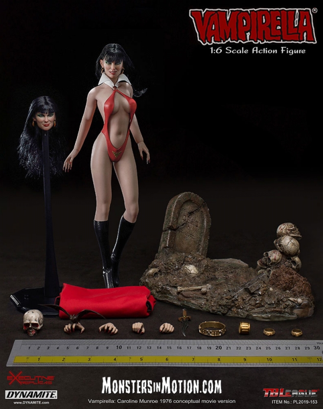 Vampirella Caroline Munro 1/6 Scale 50th Anniversary Exclusive Figure LIMITED EDITION - Click Image to Close