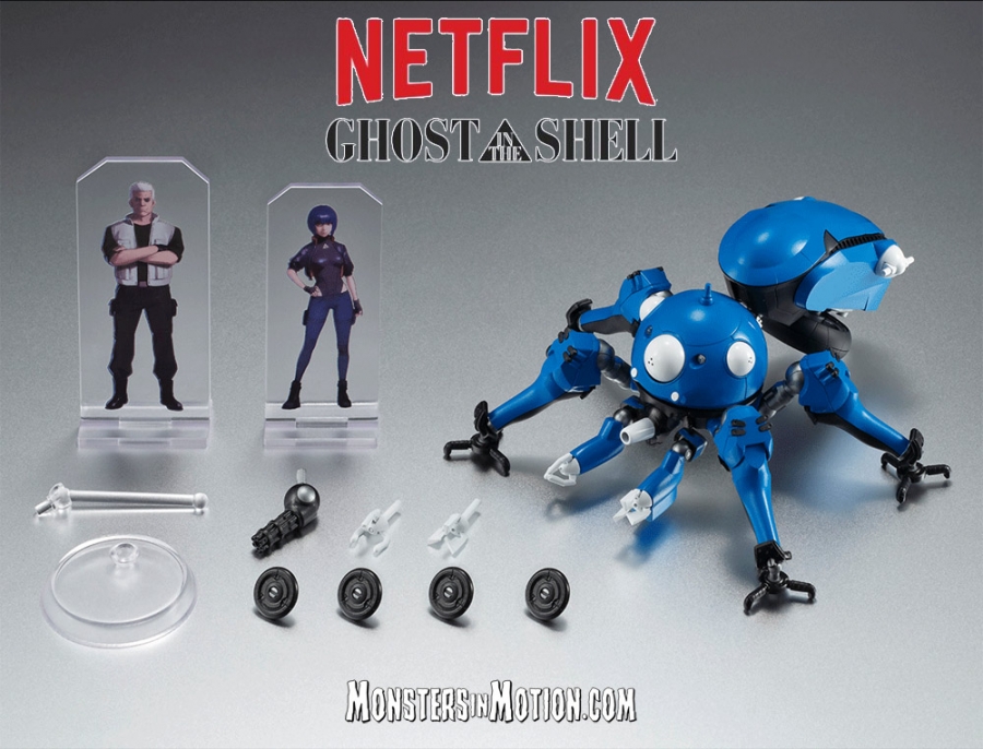 Ghost in the Shell: Stand Alone Complex 2045 Tachikoma Vehicle Replica with Figure Plates - Click Image to Close