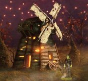 Frankenstein Hot Classics Frankenstein's Monster Light-Up Windmill Display Piece by Department 56