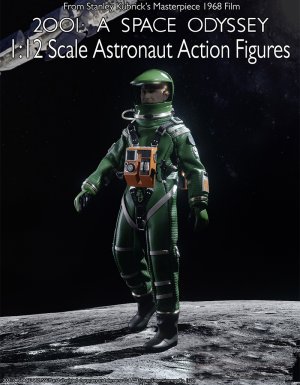 2001: A Space Odyssey Green Astronaut Spacesuit 1/12 Scale Figure (6" Executive Collection)