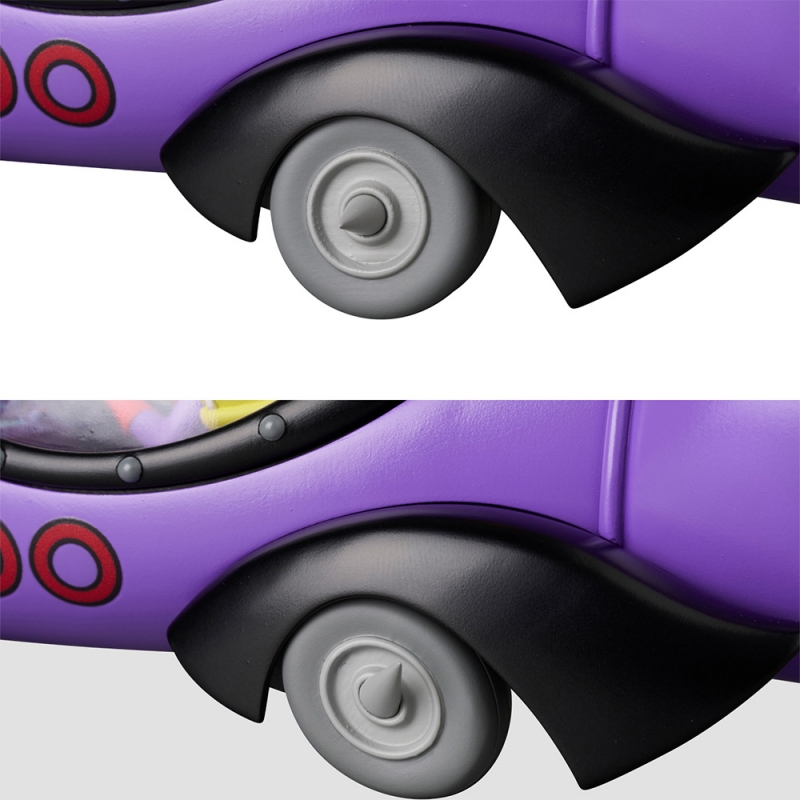 Wacky Races Mean Machine MAFEX Vehicle Replica with Dick Dastardly and Muttley - Click Image to Close