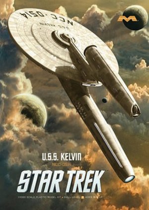 Star Trek U.S.S. Kelvin Starship 1/1000 Scale Model Kit