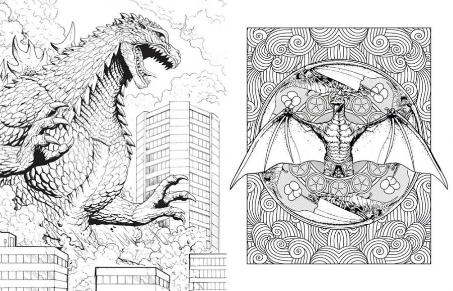 Godzilla: The Official Coloring Book - Click Image to Close
